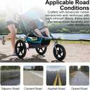 12 1/2 x 2 1/4 (12.5x2.25) Scooter Tire & Inner Tube Set, Heavy Duty Thorn Resistant 12.5'' x 1.75/2.15 Front Wheel Tire with Angled Valve Stem Compatible with BOB Stroller Currie GT Electric Scooters