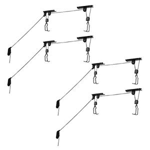 RAD Sportz Bicycle Hoist 8 -Pack Quality Garage Storage Bike Lift with 100 lb Capacity Even Works as Ladder Lift Premium Quality