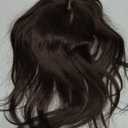 Hair Toppers for Women Real Human Hair, 360 3D Toppers Pieces for Women with Thinning Crown Wispy Bangs 16 Inch Upgrade Big Basement (Dark Brown, 16 Inch Wispy Bangs)