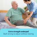 Medline Ultrasorbs Advanced Extra Strength Drypads, 30" x 36", 70 Count, Super Absorbent Disposable Pads, Incontinence Bed Pads, Chucks Bed Pads, Elderly, 350 lb Repositioning Capacity
