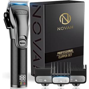 Novah Professional Hair Clippers for Men, Professional Barber Clippers, Electric Mens Cordless Hair Clipper for Barbers Haircut Kit Fade, Maquina de Cortar Cabello