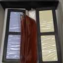 Intelitopia Complete Knife Sharpening Stone Set  Dual Grit Whetstone 400/1000 3000/8000 Knife Sharpener with Leather Strop, Flattening Stone, Bamboo Base, 3 Non-slip Rubber Bases & Angle Guide