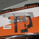 Protmex Hammer Drill - 1500W SDS Plus Heavy Duty Rotary Hammer Drills | 3 in 1 Function (Drill/Hammer/Chisel) 1-1/4" Concrete Drills with 5pcs Bits for Brick Walls, Concrete, Construction