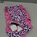 Recovery Suit for Female & Male Dogs After Surgery, Breathable Dog Onesie Cone Alternative, Anti-Licking Surgical Suit for Spay Neuter Wounds (M(Back:17"-18"), Fuchsia Leopard)