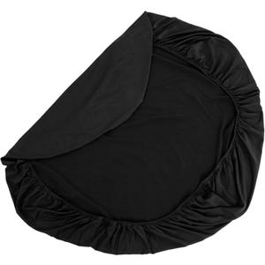 Alipis Flexible Black Tablecloth Table Cover Elastic Outdoor Picnic Decor for Home Party