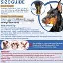 BARKLESS Dog Muzzle to Prevent Biting, Scavenging, Basket Muzzle for Large Medium Sized Dogs, Soft & Lightweight & Sturdy Mouth Cover with Removable Collar Loop for Training, Walking (Black, Size 6)
