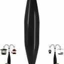 Squirrel Baffle for Bird Feeder Pole, Squirrel Proof Bird Feeder Protection | Easy Installation, Weatherproof Plastic, Fits Yards & Farms, Stops Squirrels & RaccoonsBalck