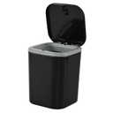 Mini Trash Can, Small Trash Can, 0.5 Gallon Mini Wastebasket Container Bin for Desk, Countertop- Black