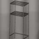 Sakugi Storage Shelves . Metal Shelf Organizer, Space-Saving Garage Shelving
