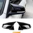 MAXDOM Mirror Caps Gloss Black Compatible with 1-Series F20 2-Series F22 F23 3-Series F30 F31 F34 4-Series F32 F33 F36 X1 E84 M2 F87 Models Rearview Side Cover Direct Replacement