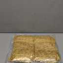 Staruby Organza Gift Bags 100Pcs Gold Sheer Organza Bag 5x7 Inch Mesh Favor Bags Drawstring Jewelry Rattan Printed Gift Pouches for Wedding Party Favors Couple Shower Christmas Gifts Candy Bags