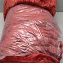 Queen Size Electric Blanket for Bed - 84" x 90" Dual Control Heated Blanket with 10 Hrs Auto Off, 5 Heating Levels, Over-Heat Protection, Washable Flannel Sherpa Heating Blankets, Red