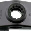 Scotty #241L-BK Locking Side Deck Mounting Bracket, Black, Small