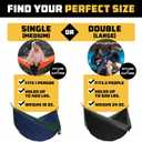 Wise Owl Outfitters Camping Hammock  500lbs Portable Hammock with Tree Straps - Travel, Backpacking, Hiking, Outdoors Camping Gear - Single or Double (Black & Grey)