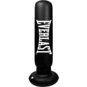 Everlast Freestanding Inflatable Punching Bag with Target System & Air Pump - Kids Boxing Training Equipment with Stable Water Base - Durable PVC Standing Bag for Home Fitness & Exercise