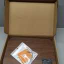 Book Stand for Reading, Adjustable Book Holder with 360 Rotating Bases, Foldable Designs, and Elastic Clips, Multifunctional Display Stand for Recipe, Cookbooks, Magazines, Tablets, Laptops (Dark Wood)