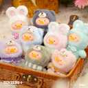 TOYZERO + Official Lulu The Piggy Blind Box - Joyful Time Series Plush Keychain Blind Boxes Figures Cute Stuffed Animals Mystery Box Collectibles Toys Home Decorations Birthday Gifts, Single Box, 5.5 inches
