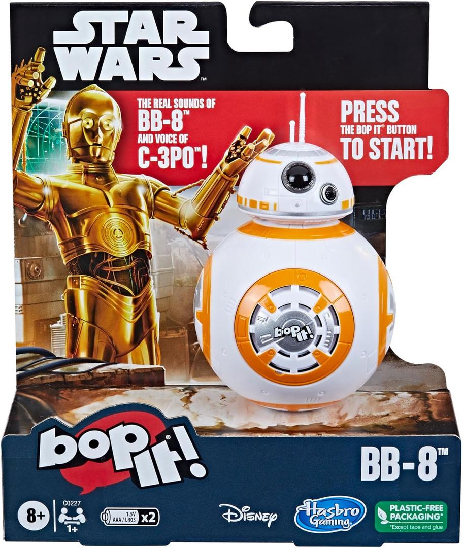 Bop It! Game Star Wars BB-8 Edition, Gifts for Kids, Electronic Games for Kids Ages 8 and up