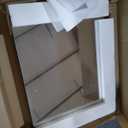 NexaVist 18x28 Black Frame Rectangle Mirror, Black Bathroom ...