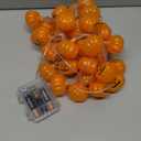 Halloween Pumpkin String Lights, 30 LED 11.81ft Battery Operated Orange Jack-O-Lantern Lights, Waterproof Indoor Outdoor Decor for Party, Garden, Porch, and Holiday Decorations