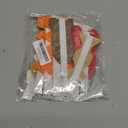 Fall Party Decorations, Fall Hanging Paper Fans, 100 Pcs Artificial Maple Leaves, Fall Leaves Garland, Fall Hanging Decorations, Pumpkin Orange Colors for Thanksgiving, Harvest Home Decor (Orange&white&red)