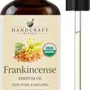 Handcraft Blends Organic Frankincense Essential Oil  1 Fl Oz  100% Pure and Natural  Premium Grade Essential Oil for Diffuser and Aromatherapy