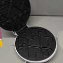 Mini Hearts Waffle Maker- Make 9 Heart Shaped Waffles or Pancakes for Breakfast Love w Electric Nonstick Iron- Unique Treat for Kids Adults- Waffler Griddle w Recipe Guide- Mother's Day Gift for Her