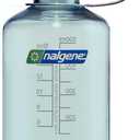 Nalgene 16 oz Narrow Mouth Water Bottle | Slim Cup Holder Size, BPA-Free, Durable & Leak Proof, Lightweight Travel Bottle, Seafoam