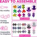 1000 Piece Jigsaw Puzzle for Adults - Cat Stained Glass Pop Art - Matte Anti-Glare Finish, 27x19 in, Challenging Puzzle & Unique Gift for Women & Puzzle Lovers | Enjoy, 26.8" x 18.9" - Beginner/Intermediate