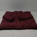 Amazon Essentials Women's Relaxed-Fit Mock-Neck Short Puffer Jacket  (Previously Daily Ritual), Dark Burgundy, 2X