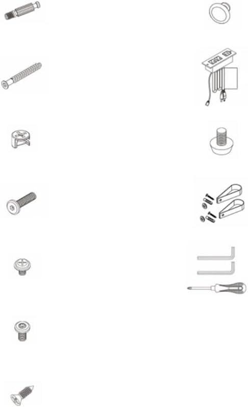 Yoobure Screws Accessories for Side Table TABPJ-CCC