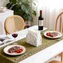 Marble Napkin Holder for Table, Upright Napkin Holders with Marble Unique Texture, Standing Napkin Dispenser for Kitchen Dining Room Counter Tops, Restaurant (Height 5.9")