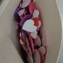 360 Pcs Heart Stickers Self Adhesive Foam Hearts 3 Sizes 4 Colors Heart Shaped Decals in Glitter and Matte Red Pink White Purple for Valentine's Day Crafts Décor DIY Greeting Cards Mother's Day Cards