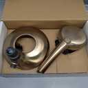 Delta Arvo 14 Series Brushed Gold Bathtub Shower Faucet Set with In2ition 2-in-1 Dual Shower Head with Handheld Spray Combo, Valve Trim Kit, Champagne Bronze 144840-CZ-I (Valve Included)