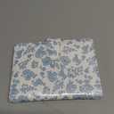 Blue Ditsy Flowers Bible Covers for Women, Retro Flower Book Cover Bible Bag, Floral Arts Bible Bag for Church - M