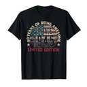 80th Birthday Gift Men Vintage Born 1945 Turning 80 Year Old T-Shirt, L