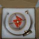 ICCTUO Gold Hand Towel Holder for Bathroom Wall, Towel Hook with Wall Candle Holder,Elegent Towel Ring Rose Gold, Sturdy Towel Rack Wall Mounted Hanger for Bathroom