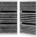 BW318 Cabin Air Filter for ML250, ML350, ML400, ML550, ML63 AMG, GL350, GL450, GL550, GLS450, GLS550, GL63 AMG, GLS63 AMG, GLE63 AMG, GLE300d, GLE350, GLE400, Replacement for 1668300318, Carbon