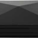 Black Plastic 5" Classic New England Style Vinyl Fence Post Caps, 5"x5" Post Cap for Vinyl Fence Post (2)