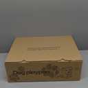 XVISHX 45x45 Inches Hexagonal Type Puppy Playpen, Dog Playpen for Puppies or Small Dogs, DogFence Pet Playpen for Indoor & Outdoor, Sturdy Safety Dog Pen with Thickened Fabric, Breathable Mesh (Blue)