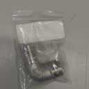 Joywayus Stainless Steel Hose Fitting 90 Degree Elbow 5/8" Barb x 1/2"NPT Male Pipe Water/Fuel/Air