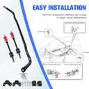 55398938AC Front Suspension Stabilizer Bar with K80894 Sway Bar End Links, Fit for 2009-2018 Dodge Ram 1500 2019-2022 Ram 1500 Classic 4WD, W/Bushings&Retainers&Screws Replace 55398938AB