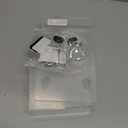 Thyle 2 Pcs Acrylic Brochure Holder with Suction Cups Wall Mount 4 x 6 Inch Window Clear Plastic Pamphlet Organizer Flyer Display Rack for Trifold Page Booklet Sticker Marketing Office Retail Shop