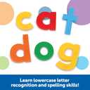 Learning Resources Jumbo Magnetic Lowercase Letters, Develops Letter and Color Recognition Skills, ABC for Kids, Alphabet, Educational Toys for Toddlers, Set of 40 Pieces, Ages 3+