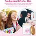 Class of 2026 Scented Candle Senior Night Gifts Senior 2026 Graduation Gift for Her Women Team Coach Player Funny Graduations Gifts for Masters Degree, College, High School(Pink)