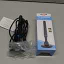 Digital TV Antenna for Smart Tv Indoor TV Antenna for Tv Without Cable with Strong Magnetic Base, 360 Reception HDTV Antenna Indoor 4k -10FT Long CablesBlue+Black