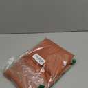 Linen Valance for Windows 2 Panels, Terracotta Rod Pocket Light Filtering Semi Sheer Soft Linen Window Treatment Drapes Farmhouse Burlap Rustic Curtains for Kitchen Living Room,54x18 inch