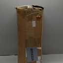 Reallnaive 30L/8GAL Matte Black Lidded Trash Can with 100 Garbage Bags Metallic Black Kitchen Garbage Bin with Lid Commercial Compact Waste Basket for Shopping Centers, Elevator Doors, Hotels