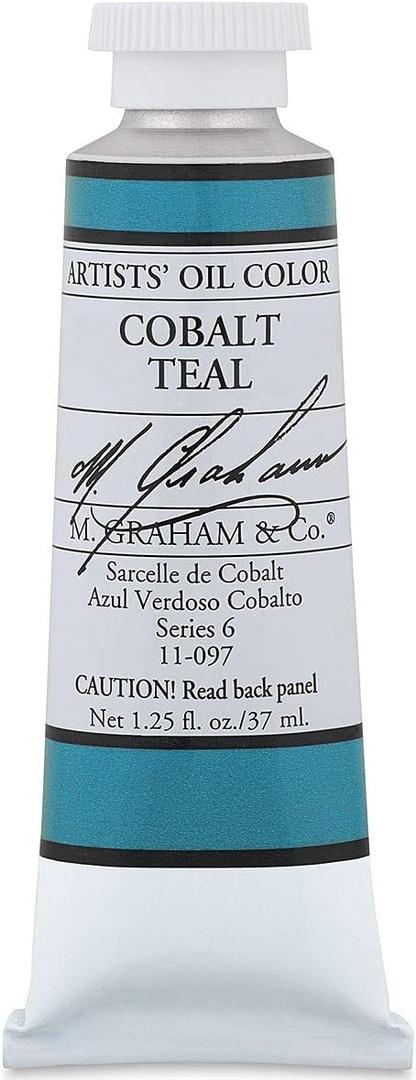 M. Graham & Co. GRM-11-097 Oil Paint, Cobalt Teal
