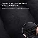 KSIIA Washable Dog Bed Comfy Dog Crate Pad Deluxe Plush Pet Bed Non-Slip Kennel Pad for Jumbo Dogs, 47" x 29", Green